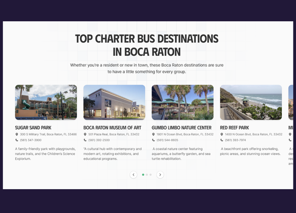 Landing Page project screenshot